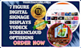 do digital signage displays yodeck screencloud optisigns canva restaurant menu