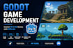 develop a custom 2d or 3d game in godot with gdscript