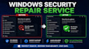 fix microsoft defender and windows security not turning on