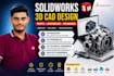 3d cad designs and 3d printing designs using solidworks