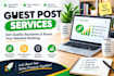 provide guest post backlinks, SEO guest posting service