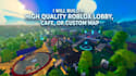 build a high quality roblox lobby, cafe, or custom map
