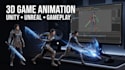 create 3d game animation character in unity unreal engine
