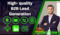 provide high quality b2b lead generation for any industry