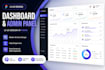 design a modern dashboard and admin panel UI UX in figma