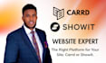 design a carrd landing page or a custom showit portfolio website