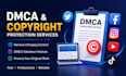 provide dmca and copyright related service