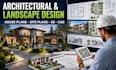 do cad, bim, 3d, architectural and landscape design for residential projects