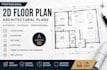 2d floor plan, architectural plans