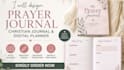 design prayer journal, christian journal and digital planner