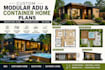 design custom modular adu and backyard plans container homes and spa layouts