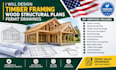 design timber framing wood structural plans permit drawings