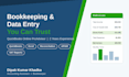 quickbooks bookkeeping, data entry, and bank reconciliation