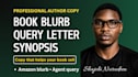 write your book blurb, query letter and synopsis