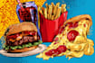 make a food pop art illustration