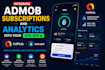 integrate admob subscriptions and analytics into your VPN app, mobile vpn app