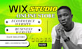 design wix studio ecommerce online store website, wix stduio ecommerce design