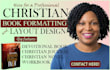 design and format christian journal, prayer card, christian novel or print book