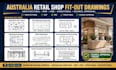 do australia retail shop fit out architectural mep fire structural permit plan