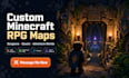 build custom minecraft adventure maps rpg map dungeons quests worlds parkour map