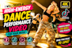 create a high energy dance performance video for your music