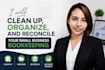 do bookkeeping clean up and catch up