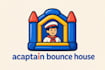 design acaptain bounce house logo with free source file