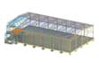 prepare reinforcement layout, steel structural 3d model, slab column beam 2dplan