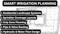 design irrigation systems, landscape water plans and hydraulic layout