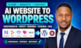 clone migrate convert hostinger ai, replit, durable, lovable, wix to wordpress