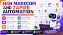 set up an ai agent data n8n  workflow API  b2b zapier and makecom automation