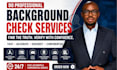 background check, identity verification, email trace and find someone location