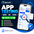 perform professional app testing and user experience testing