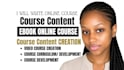 do course content, course curriculum, ebook online course, video course creation