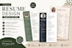 design a professional modern CV resume in canva