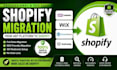migrate woocommerce website magento godaddy framer lovable wix to shopify store