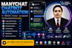 build manychat chatbot automation for lead conversion