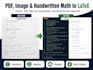 convert images, PDF, math equations and documents to latex