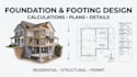 do residential footing calculations and foundation plans