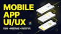 design figma app ui ux mobile app design wireframe and prototype
