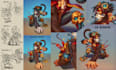 create premium stylized character design