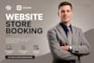 design squarespace website square online store and booking system