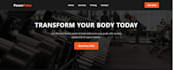 build a modern gym or fitness website