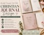 design christian journal, prayer journal, bible study journal and devotional