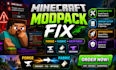 fix optimize minecraft modpack server setup forge to fabric palworld nexus map