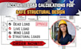 calculate dead load, live load, wind load and structural loads