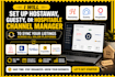 set up hostaway guesty, or hospitable channel manager to sync your listing