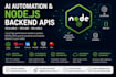 build ai automation nodejs backend and apis