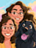 create a disney cartoon illustration