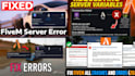setup and configure your complete fivem server, fix bugs, error, server expert